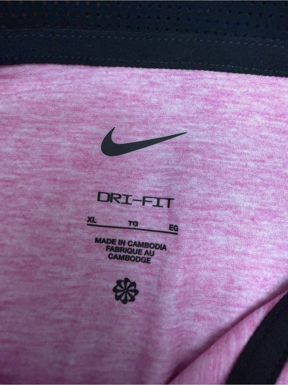 Nike Dri-FIT Golf Polo Shirt XL Pink Heather Slammer & Squire Performance - Picture 6 of 8